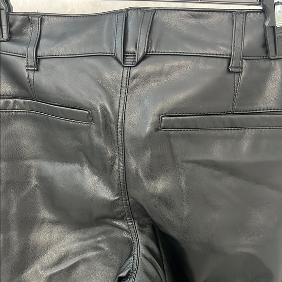 Free People Chic Black Vegan Leather Pants - Picture 3 of 5